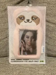 GENIC 金谷鞠杏　トレカ付ふわふわカードキーホルダー