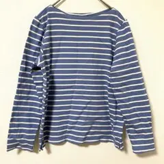 UNIQLO ユニクロ　ボーダーカットソー　ロンT ボートネック