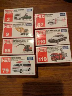 トミカ ミニカーセット 7種