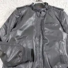 短丈 内ボアライナー付 レザージャケット ドイツ軍タイプ ミリタリー ビンテージ