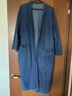デニムブルー ロングジャケット