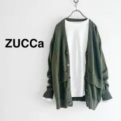 ZUCCa ニットカーディガン カーキ