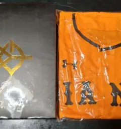 ［新品非売品 読売ジャイアンツ　オレンジタオル 　Tシャツ　読売新聞デザイン