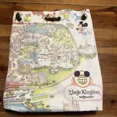 WDW50周年記念マジックキングダム・パークマップ柄2WAYトート完売品