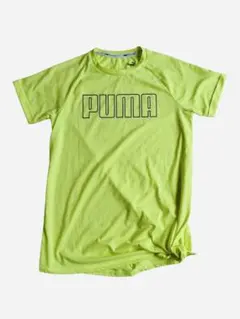 PUMA アシンメトリー Tシャツ ライムグリーン　ランニングウェアのサムネイル