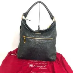 LEATHER JEWELS レザージュエルズ JRA パイソン バッグ 黒のサムネイル