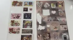 リラックマ コリラックマ シール 透明