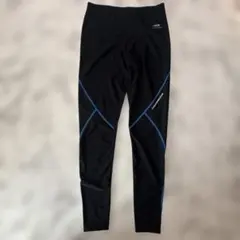 インナータイツ ブラック×ブルー