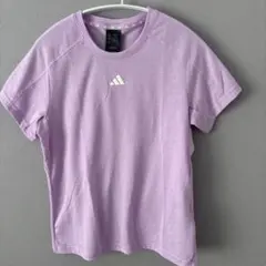 adidas レディース 半袖 Tシャツ ライトパープル