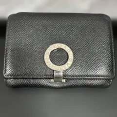 ギャンティカード付】BVLGARI 三つ折財布 ブラック Y835 - メルカリ
