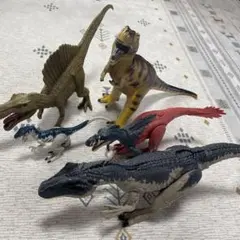 マテル ジュラシックワールド 恐竜6体セット