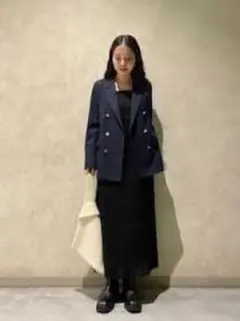 新品　グリーンレーベルリラクシング★ジャガードキャミソールワンピース