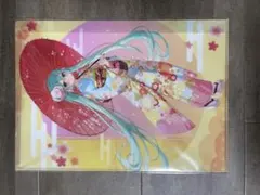 16周年　初音ミク「はんなり♪京都」　A4クリアファイル①