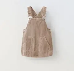 zara baby コーデュロイジャンパースカート12-18m