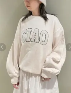 【美品】SNIDEL ロゴスウェットのサムネイル