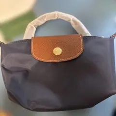 LONGCHAMP ルプリアージュ ミニトート ネイビー