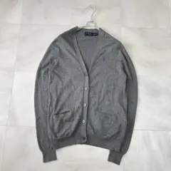 ポロラルフローレン グレー カーディガン S