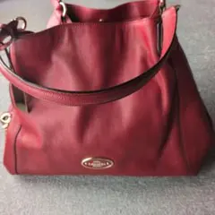 Coachショルダーバッグ赤
