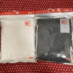 ユニクロ　ヒートテック　Ｖネック半袖　メンズ　L 2枚セット