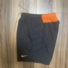 ナイキNIKE DRI-FIT キーパーユニフォームパンツ　ブラックオレンジM