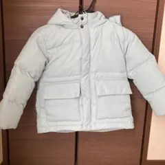 URBANRESEARCHDOORSライトブルー 中綿コート フード付き