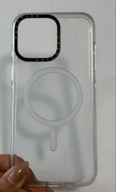①CASETiFY iPhone15promax クリアケース