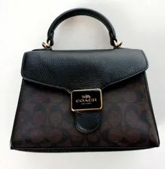 【COACH】2WAYハンドバッグ ブラック/ブラウン