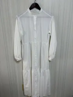 GU バンドカラーシャツワンピース