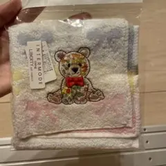 【新品未使用】LIBERTY リバティ　クマのハンカチ