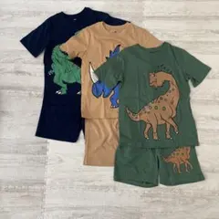 3点セットH&M セットアップ　恐竜　男の子　120cm