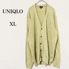 UNIQLO ユニクロ◇リネンブレンド Vネックカーディガン 寒暖差対策 羽織りのサムネイル