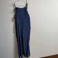 ★値下げ★デニム調 サロペット オールインワンのサムネイル