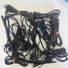 15本セット　電源ケーブル 約1m AC電源ケーブル　メガネ　型コネクタ☆