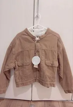 ベージュ コットンジャケット Fサイズ