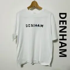 DENHAM デンハム ロゴTシャツ ホワイト M 日本製のサムネイル