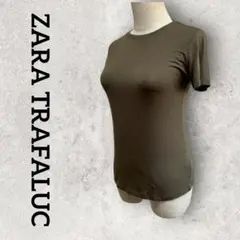ZARA TRAFALUC 半袖Tシャツ レディース トップス (S)オリーブ系