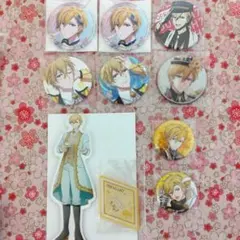 アイナナ 六弥ナギ Garden Tea Room Cafe アクスタ 缶バッジ