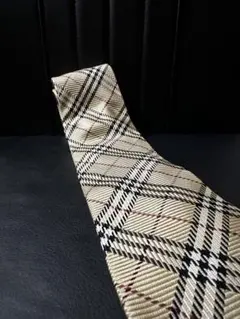 バーバリー　Burberry London ネクタイ　ノバチェック　ベージュ