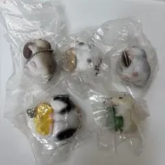 レトロ　カプセルトイ　ハムスター　キーホルダー