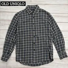 OLD UNIQLO オールドユニクロ チェック ネルシャツ S
