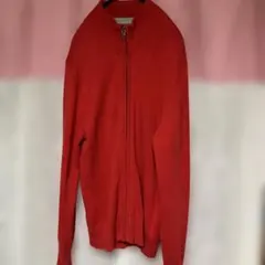 Tommy Hilfiger Red Cardigan M zipupのサムネイル