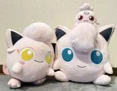 ププリン、プリン、サケブシッポ　ぬいぐるみ　ポケモン