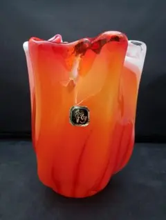 昭和レトロ]マルティグラス インテリア フラワーベース 花瓶 - メルカリ