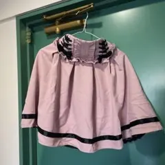 薄いピンク フレアスカート ミニ丈