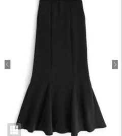 GRL￤スエードマーメイドスカート[dk930] 黒