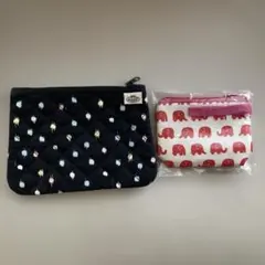NaRaYaの小物入れとゾウプリント小物入れセットのサムネイル