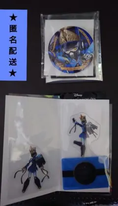 【ツイステ】オルト/缶バッジ＆クリアステッカー＆カード