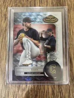 シェーン・ビーバー　直筆サインカード 直書き topps MLB ガーディアンズ Topps - ☆topps☆シェーン ビーバー☆クリーブランド ガーディアンズ