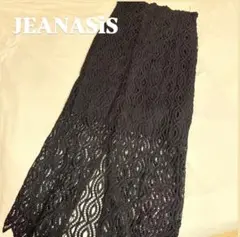 JEANASIS ジーナシス　レーススカート　タイトスカート　黒のサムネイル