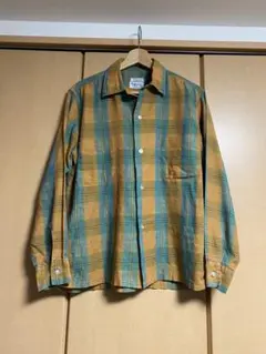 ビンテージ Van Heusen オープンカラーシャツ チェック US 60s - メルカリ